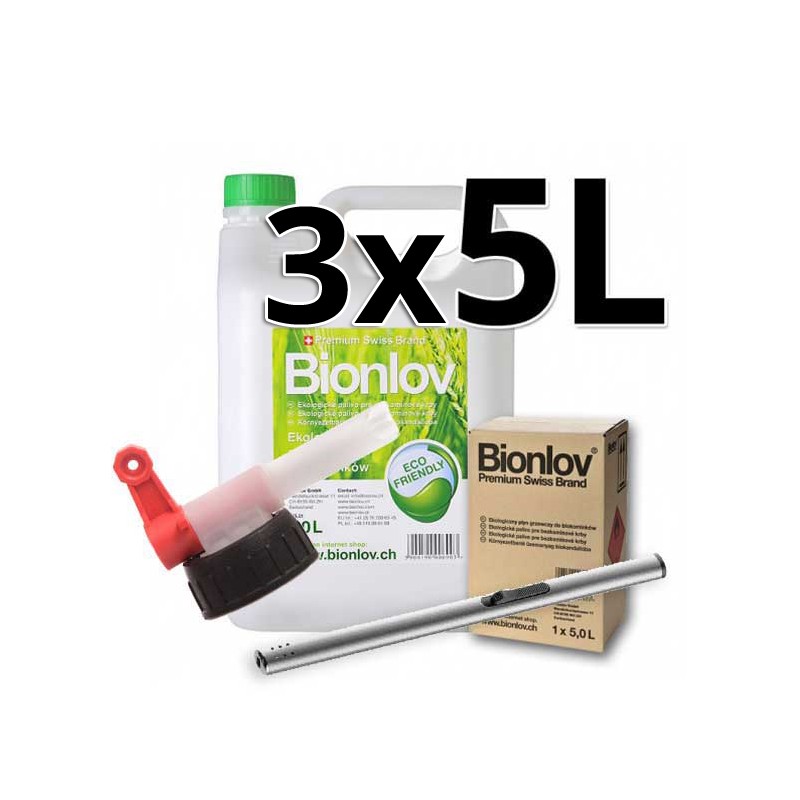 Bionlov premium 15L + kranik + zapalniczka