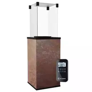 Ogrzewacz tarasowy Patio Mini Automatyczny Spiek Kwarcowy Oxide Moro Kratki
