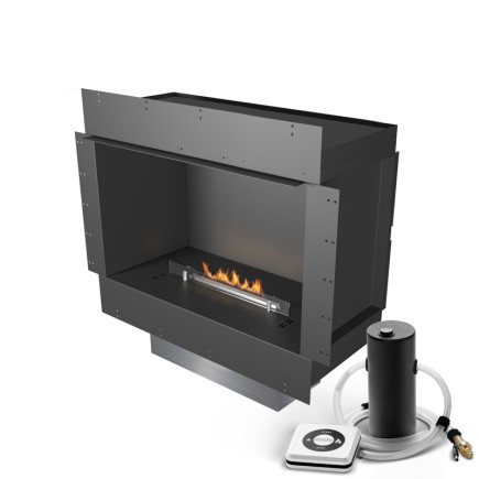 Biokominek automatyczny Forma 800 Fireplace z Prime Fire 590 Planika Fires