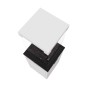 Ogrzewacz tarasowy Patio Light Biały Kratki + Kamienie Czarne