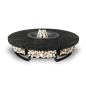 Palenisko ogrodowe Hetta Round 120 Black Inox Granit Monumental Hetta Supply