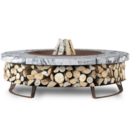 Palenisko ogrodowe Hetta Round 155 Corten Granit Viscount Hetta Supply