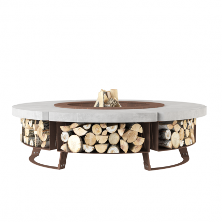 Palenisko ogrodowe Hetta Round 230 Corten Beton Hetta Supply