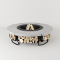 Palenisko ogrodowe Hetta Round 230 Inox Beton Hetta Supply