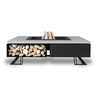Palenisko ogrodowe Hetta Square 120 Stal Beton Hetta Supply