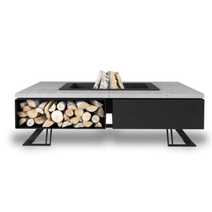 Palenisko ogrodowe Hetta Square 120 Stal Beton Hetta Supply