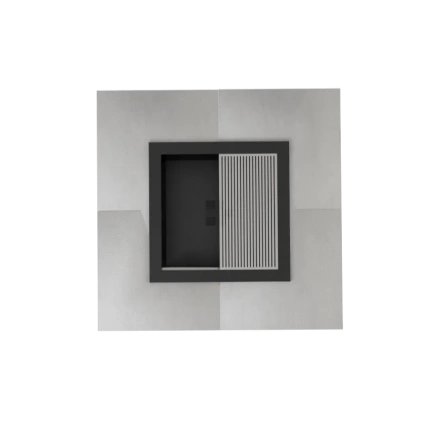 Palenisko ogrodowe Hetta Square 120 Stal Beton Hetta Supply