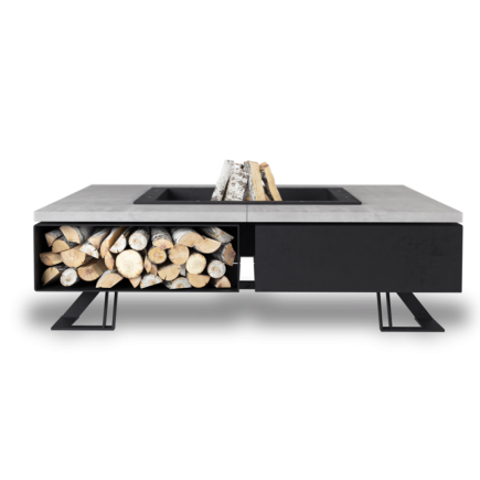 Palenisko ogrodowe Hetta Square 140 Stal Beton Hetta Supply