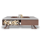 Palenisko ogrodowe Hetta Square 140 Corten Beton Hetta Supply