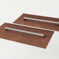 Palenisko ogrodowe Hetta Square 140 Corten Granit Viscount Hetta Supply