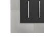 Palenisko ogrodowe Hetta Square 180 Inox Granit Viscount Hetta Supply