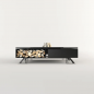 Palenisko ogrodowe Hetta Square 180 Stal Granit Viscount Hetta Supply