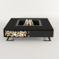 Palenisko ogrodowe Hetta Square 180 Stal Granit Viscount Hetta Supply