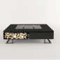 Palenisko ogrodowe Hetta Square 180 Stal Granit Viscount Hetta Supply