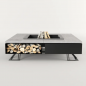 Palenisko ogrodowe Hetta Square 180 Stal Granit Viscount Hetta Supply