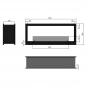 Biokominek 2 Side 1200 Infire