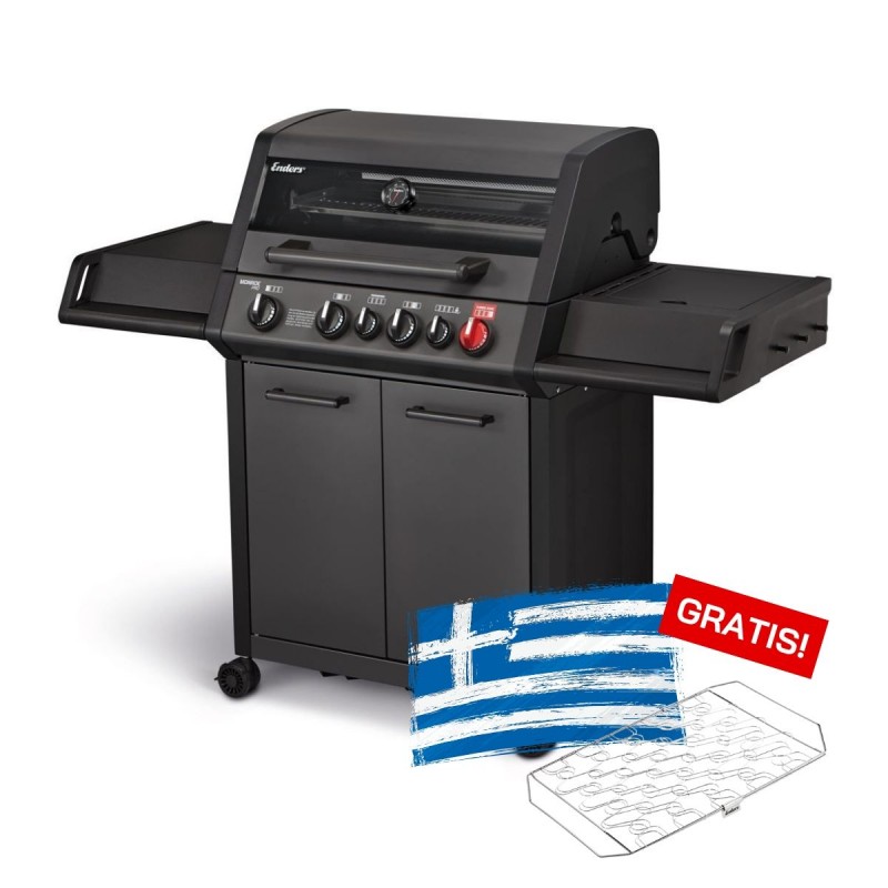 Grill gazowy Enders Monroe PRO 4 SIK Turbo Shadow Series 838533