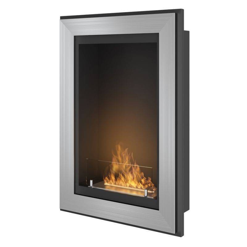 Biokominek wiszący Frame 550 Inox z szybą Simple Fire Biokominek wiszący Frame 550 Inox z szybą Simple Fire
