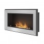 Biokominek wiszący Frame 900 Inox z szybą Simple Fire Biokominek wiszący Frame 900 Inox z szybą Simple Fire
