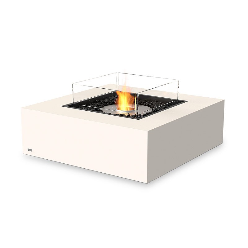 Biokominek wolnostojący Base 40 SS Bone z szybą EcoSmart Fire Biokominek wolnostojący Base 40 SS Bone z szybą EcoSmart Fire