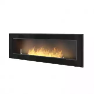 Biokominek Frame 1500 Czarny z szybą Simple Fire