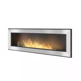 Biokominek Frame 1500 Inox z szybą Simple Fire