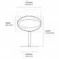 Biokominek stojący Pedestal Standing Stainless Steel Cocoon Fires Biokominek stojący Pedestal Standing Stainless Steel Cocoon Fires