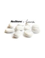 Kamienie dekoracyjne białe AkoStone 14 sztuk