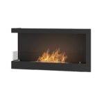 Biokominek Corner L 900 z szybą Simple Fire