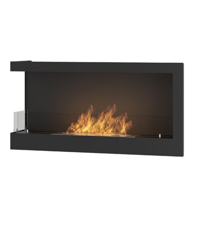 Biokominek Corner L 900 z szybą Simple Fire
