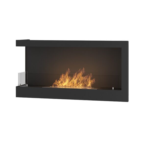 Biokominek Corner L 900 z szybą Simple Fire