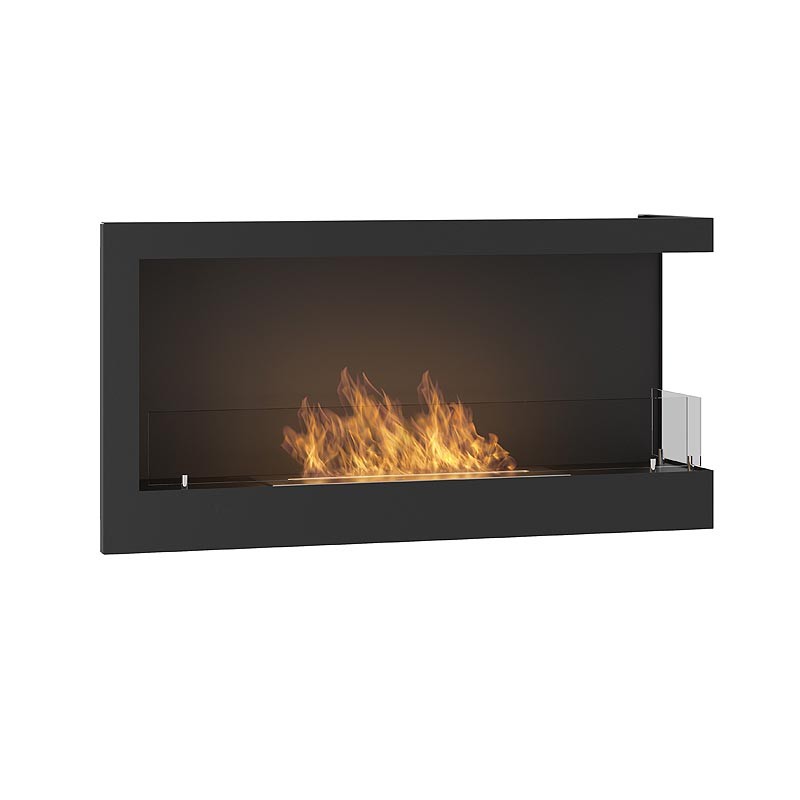 Biokominek Corner R 900 z szybą Simple Fire