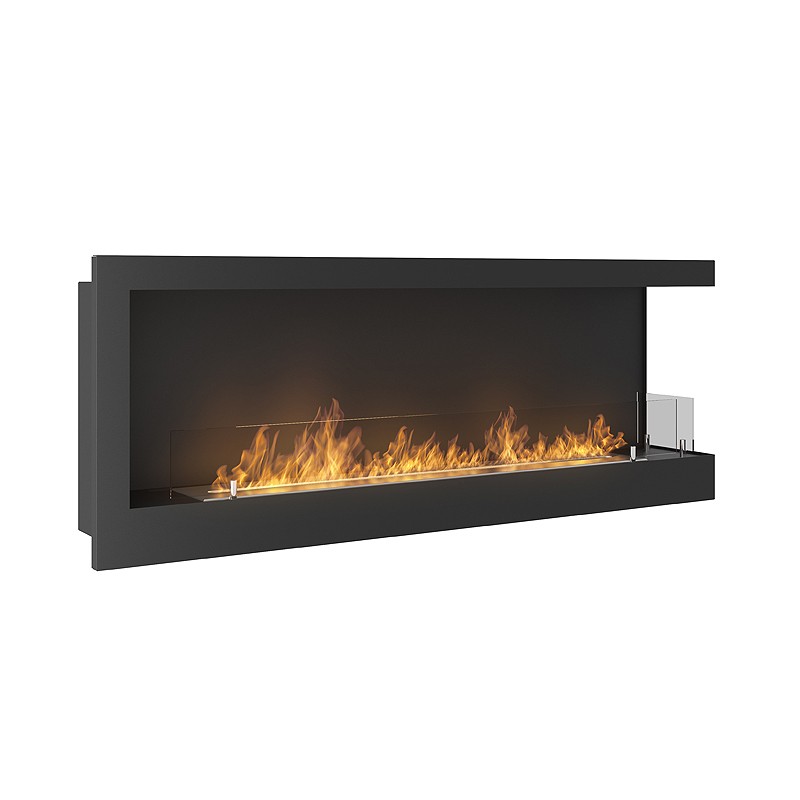 Biokominek Corner R 1200 z szybą Simple Fire