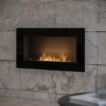 Biokominek Frame 900 Czarny Matowy z szybą Simple Fire - obrazek 4