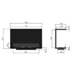 Biokominek Inside C800 VERS2 Infire