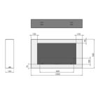 Biokominek Murall 1000 Biały Infire