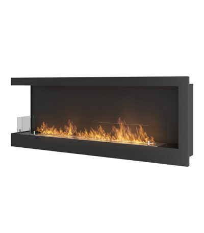 Biokominek Corner L 1200 z szybą Simple Fire