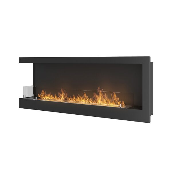 Biokominek Corner L 1200 z szybą Simple Fire