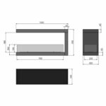 Biokominek Inside U1000.2 Infire