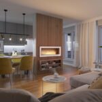 Biokominek Frame 1200 Biały z szybą Simple Fire