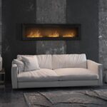 Biokominek Frame 1800 Czarny z szybą Simple Fire