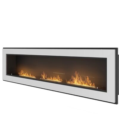 Biokominek Frame 1800 Biały z szybą Simple Fire