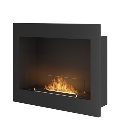 Biokominek Frame 600 Czarny z szybą Simple Fire
