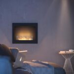 Biokominek Frame 600 Czarny z szybą Simple Fire