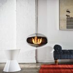 Biokominek Aeris Hanging Stainless Steel Cocoon Fires