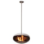 Biokominek Aeris Hanging Stainless Steel Cocoon Fires