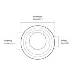 Biokominek Vellum Stainless Steel Cocoon Fires