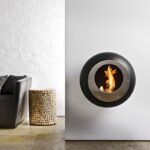Biokominek wiszący Vellum Black Cocoon Fires