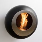 Biokominek wiszący Vellum Black Cocoon Fires