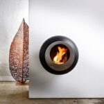Biokominek wiszący Vellum Black Cocoon Fires